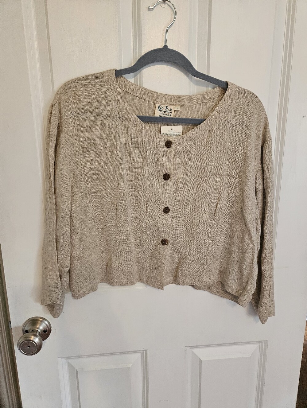 Go Fish Vintage Button-Front Women's Top